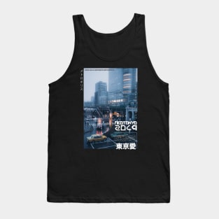 Blue Yellow Vibe in Tokyo Tank Top